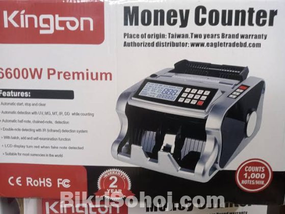 Kington Plus AL 6600W Premium Money Counting Machine